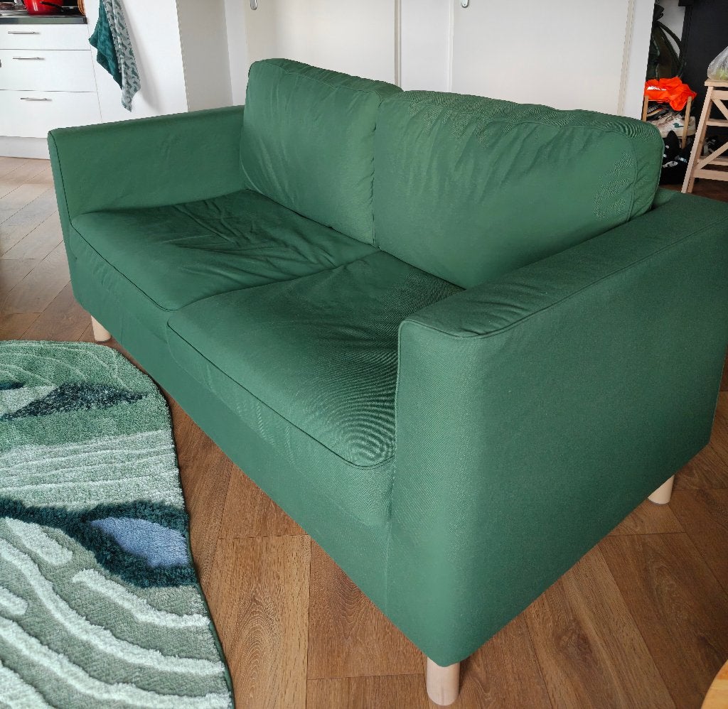 Bank 2zits (Parüp Ikea), Ophalen, 150 tot 200 cm, Tweepersoons, 75 tot 100 cm
