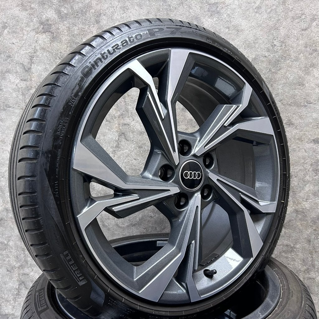 18 inch originele velgen + zomerbanden Audi A3 S3 8Y, Gebruikt, Banden en Velgen, Ophalen of Verzenden, Personenwagen