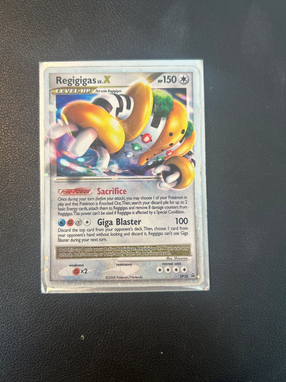Regigigas LV.X DP30 Pokemon Promo Kaart, Ophalen of Verzenden, Gebruikt, Losse kaart
