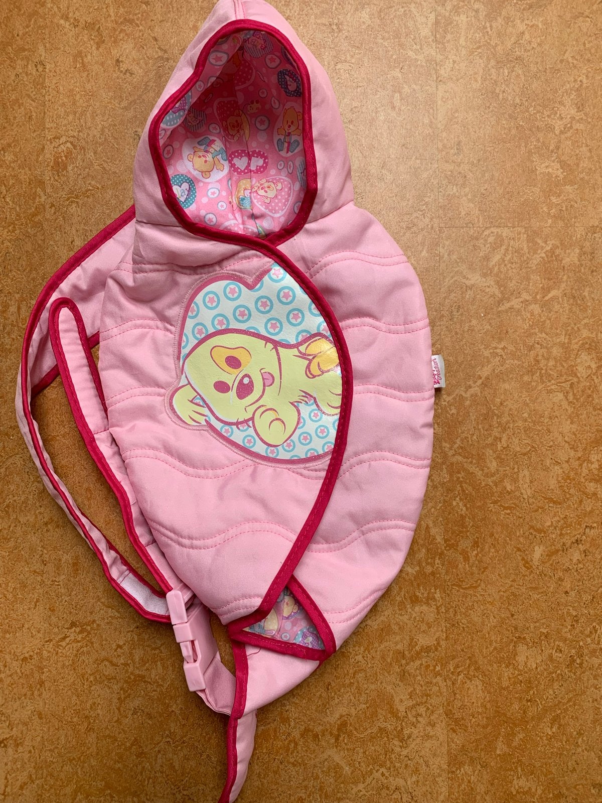 Baby Born Poppen draagzak roze, Ophalen of Verzenden, Zo goed als nieuw, Babypop