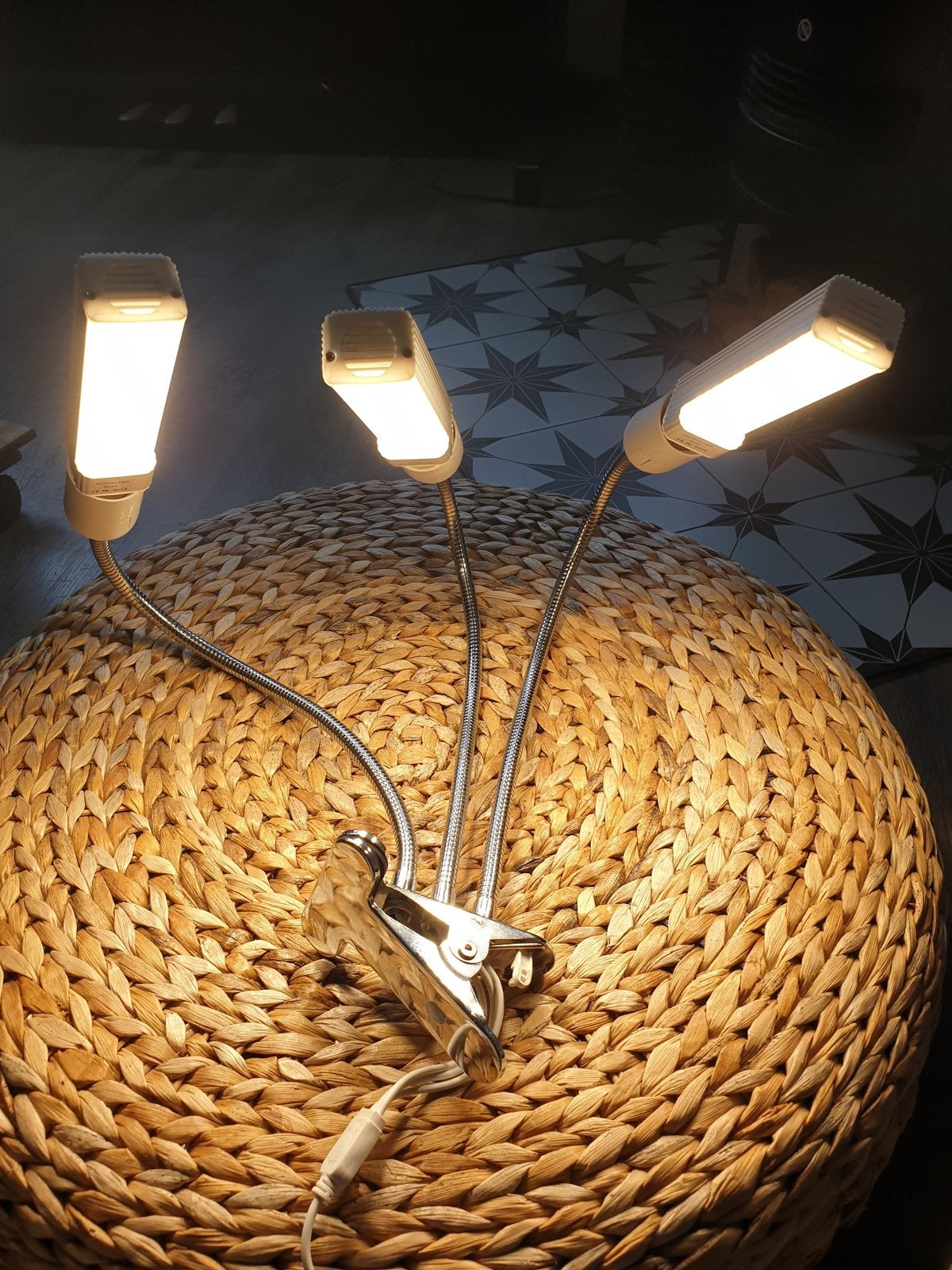 Kweeklamp met 3verstelbare lichtkoppen, Ophalen, Zo goed als nieuw, Kweeklamp