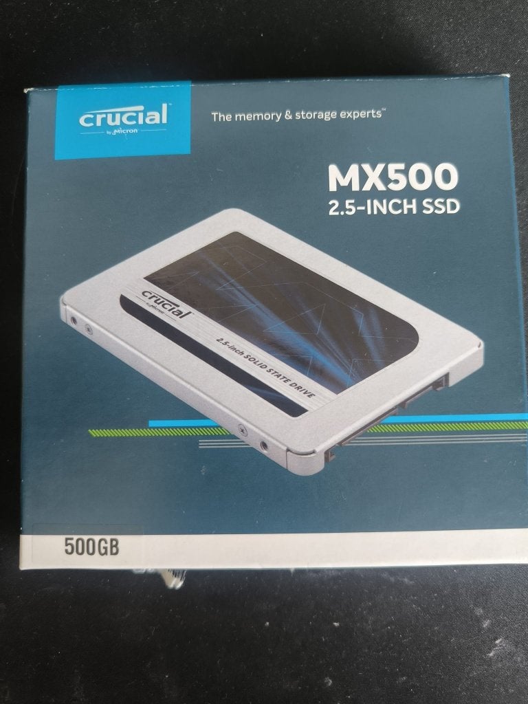 Crucial MX500 500GB 2.5-inch SSD, Computers en Software, Intern, Ophalen of Verzenden, Zo goed als nieuw, 500GB