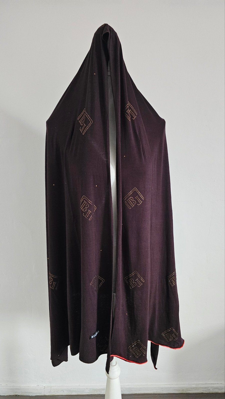 Bylima sjaal donkerbruin, Kleding | Dames, Bylima, Ophalen of Verzenden, Zo goed als nieuw, Sjaal
