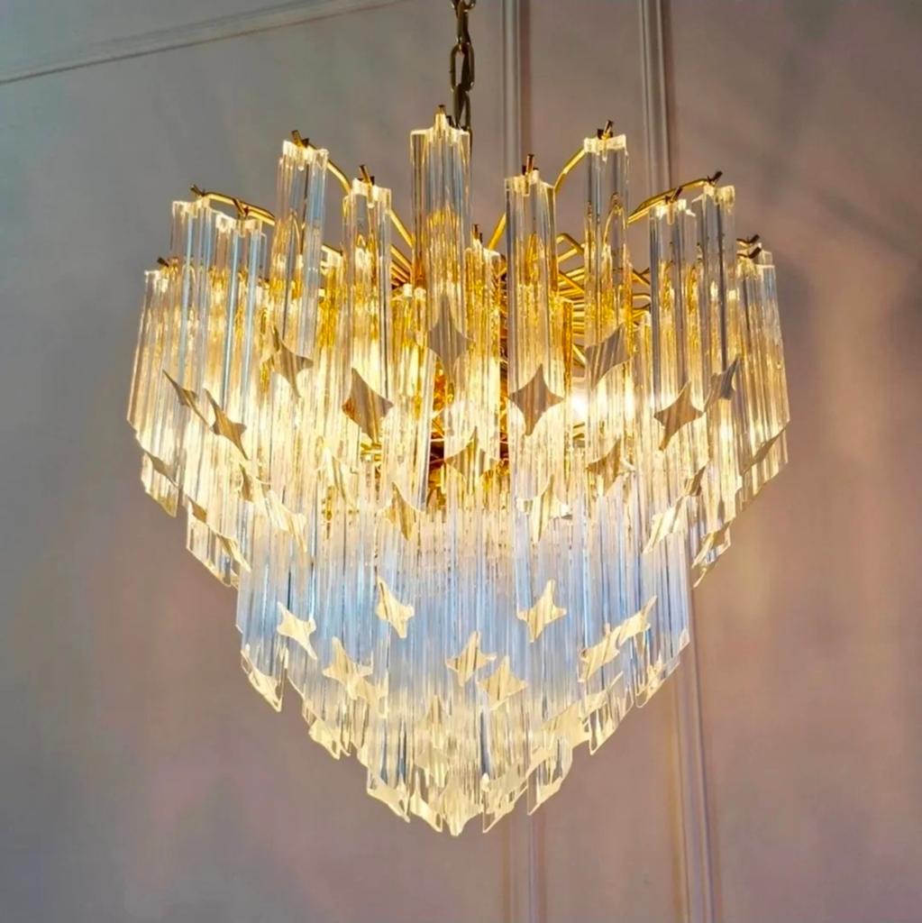 Murano kroonluchter uit Italië, Ophalen of Verzenden