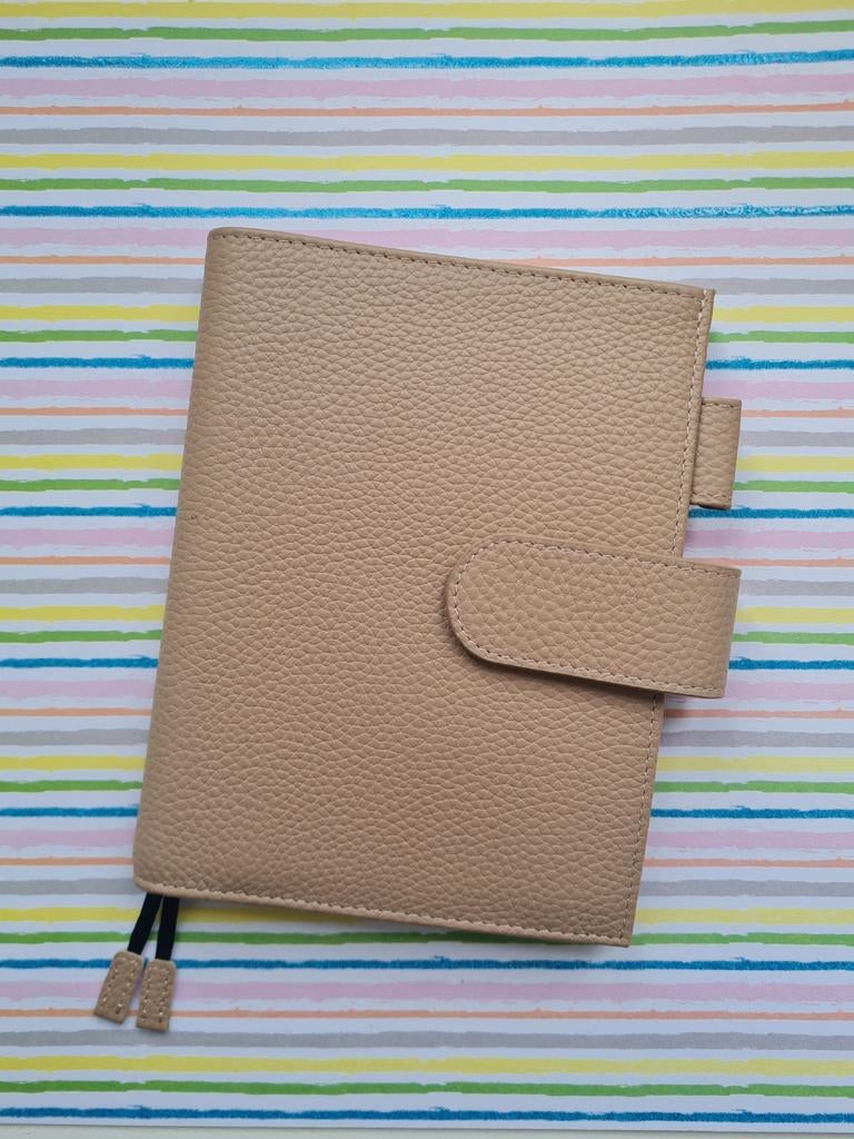 Moterm A6 lederen cover taupe, Diversen, Ophalen of Verzenden, Nieuw