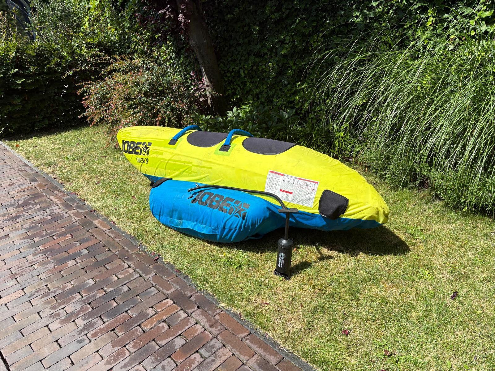 Jobe funtube 2 personen, Watersport en Boten, Waterski's, Ophalen, Gebruikt, 160 cm of meer, Funband of Funtube