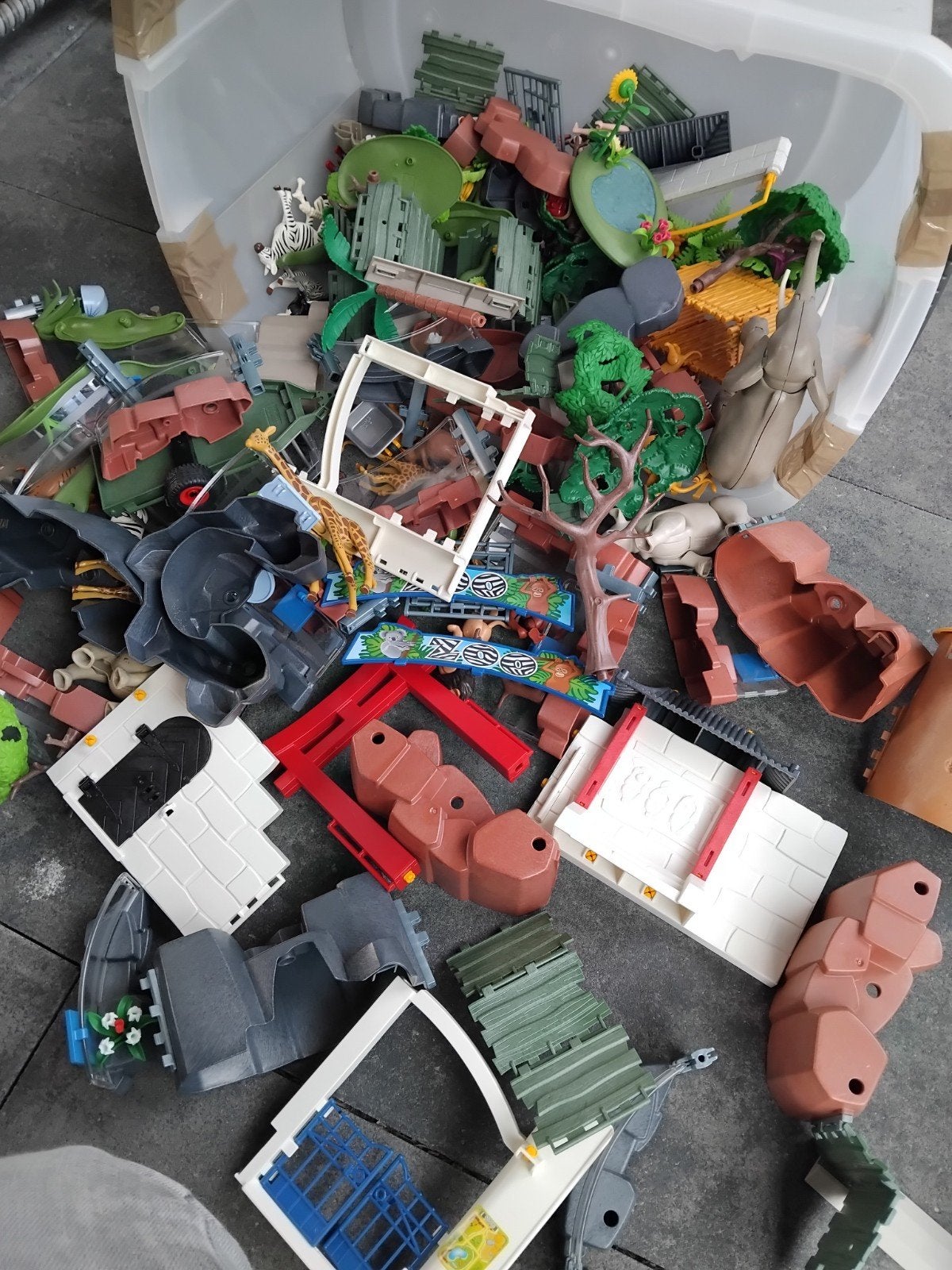 2 dierentuin sets van playmobil 4850 + 4852, Ophalen, Complete set, Overige typen, Zo goed als nieuw