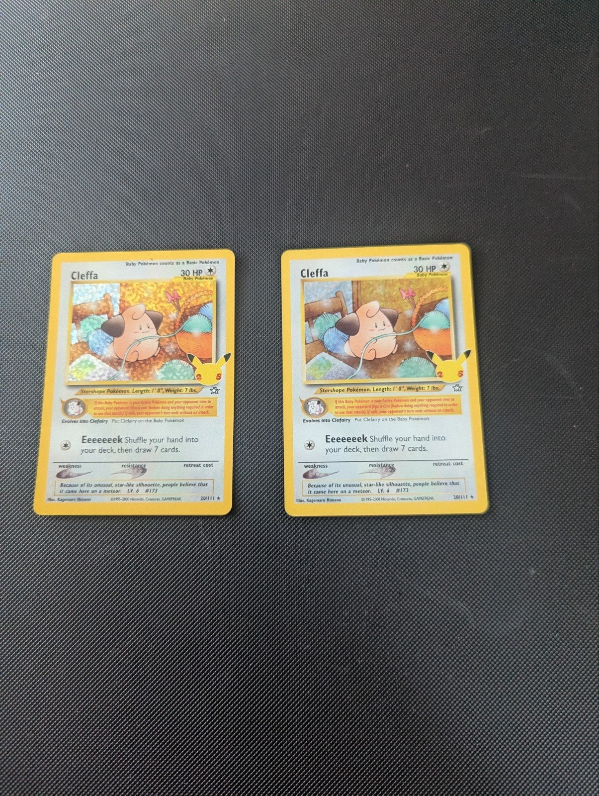 2x Cleffa #20 Pokemon Celebrations fresh uit pack, Ophalen, Nieuw