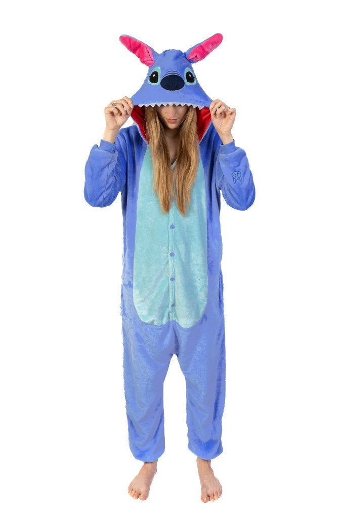 Lilo & Stitch onesie 98-104 Pak Kostuum Blauw Alien Disney, Ophalen of Verzenden, Zo goed als nieuw, 104 of kleiner, Jongen of Meisje