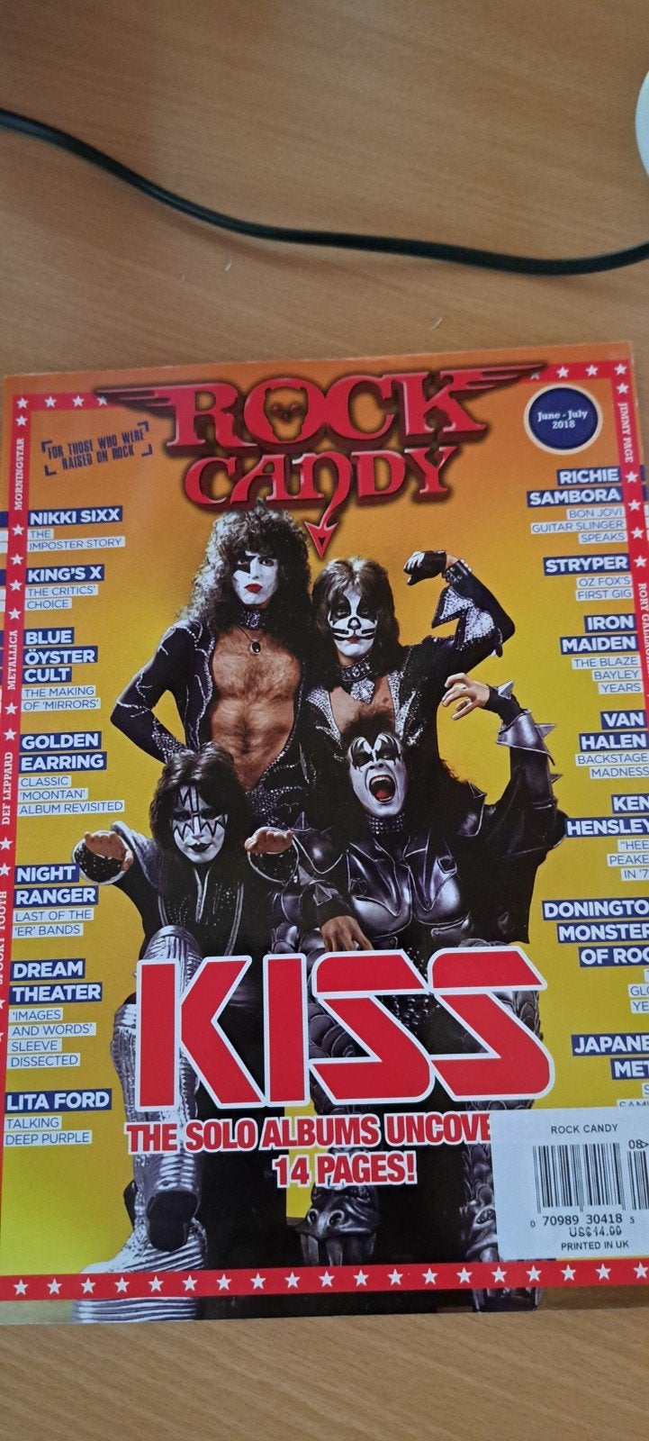 Rock Candy Magazine Juni-Juli 2018 - KISS Cover, Ophalen of Verzenden, Zo goed als nieuw