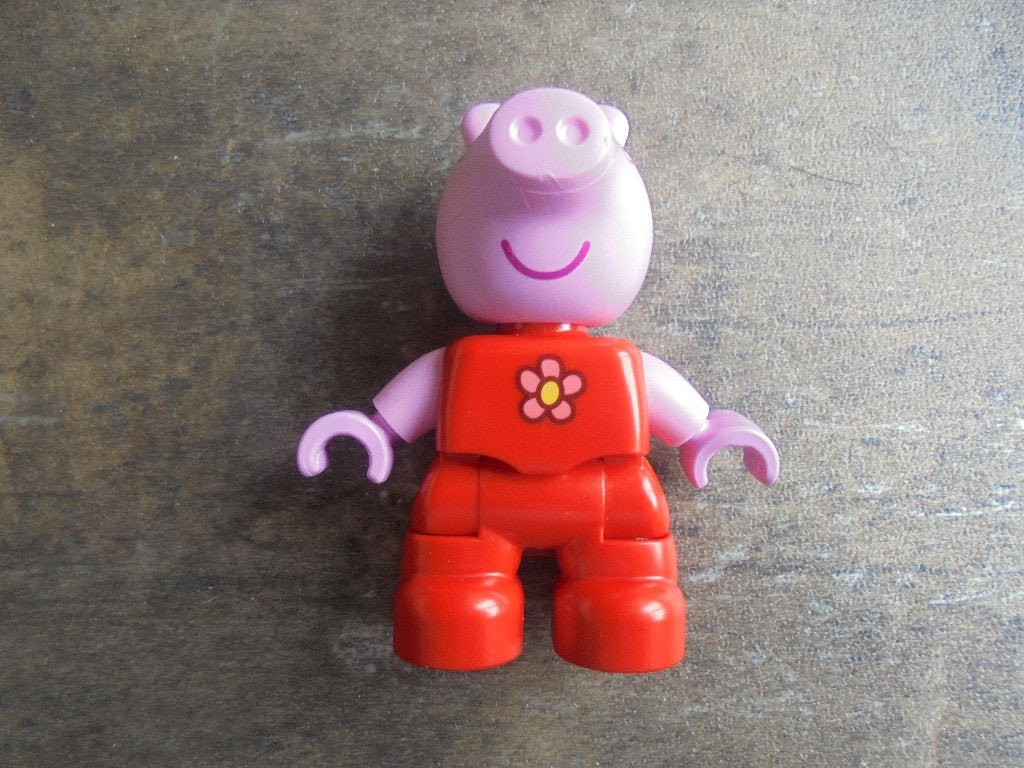 Lego Duplo Peppa Pig Figure Peppa Pig (zie foto's), Kinderen en Baby's, Speelgoed | Duplo en Lego, Ophalen of Verzenden, Gebruikt