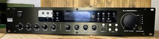 DAP Audio ZA-950TU Professionele 19” Rack Versterker / Mixer, Overige merken, Gebruikt, Ophalen of Verzenden, Nvt