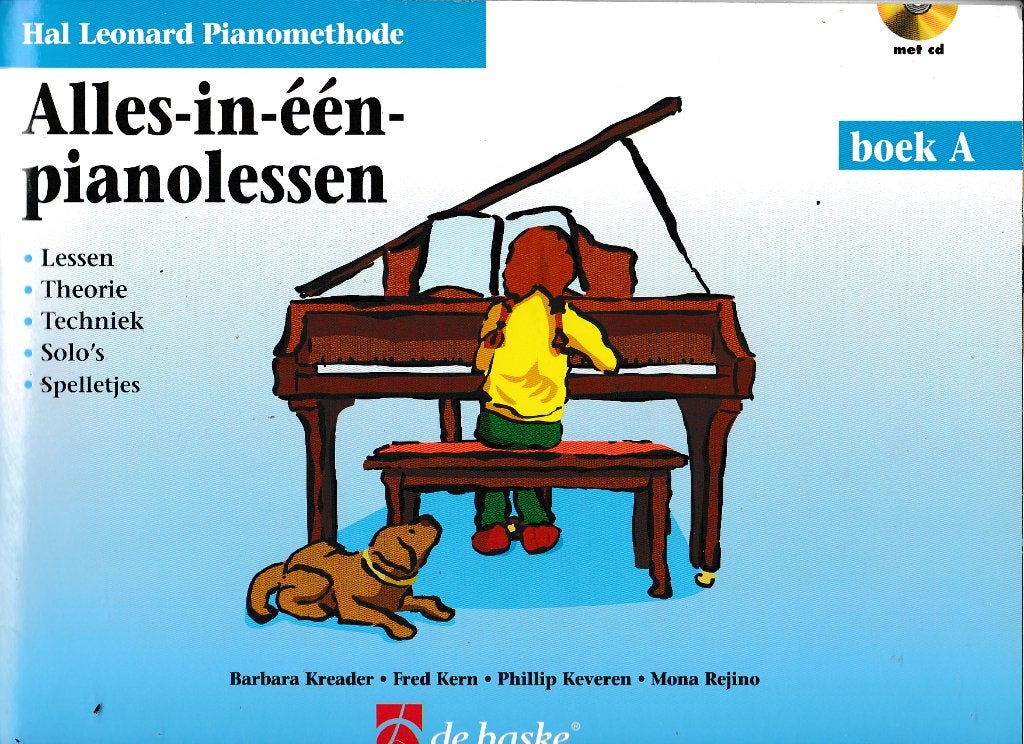 Hal Leonard Pianomethode Alles in een Pianolessen met CD, Verzenden, Klassiek, Zo goed als nieuw, Artiest of Componist