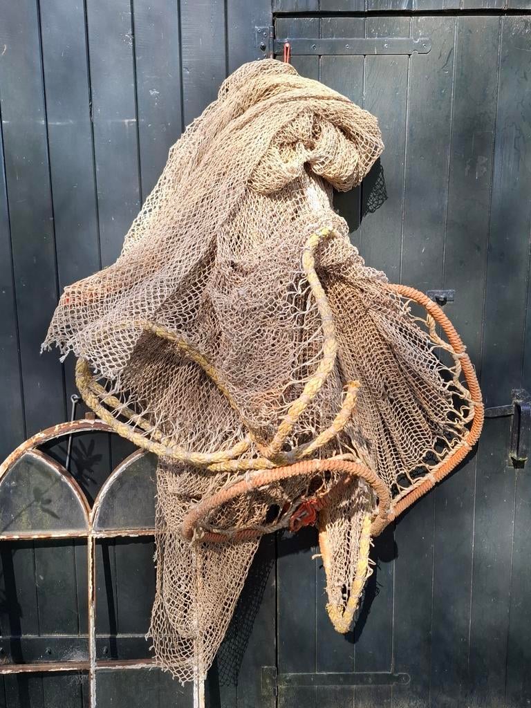 Oude vintage visnetten creme decoratie, Ophalen of Verzenden, Nieuw, Minder dan 10 meter, Overige typen