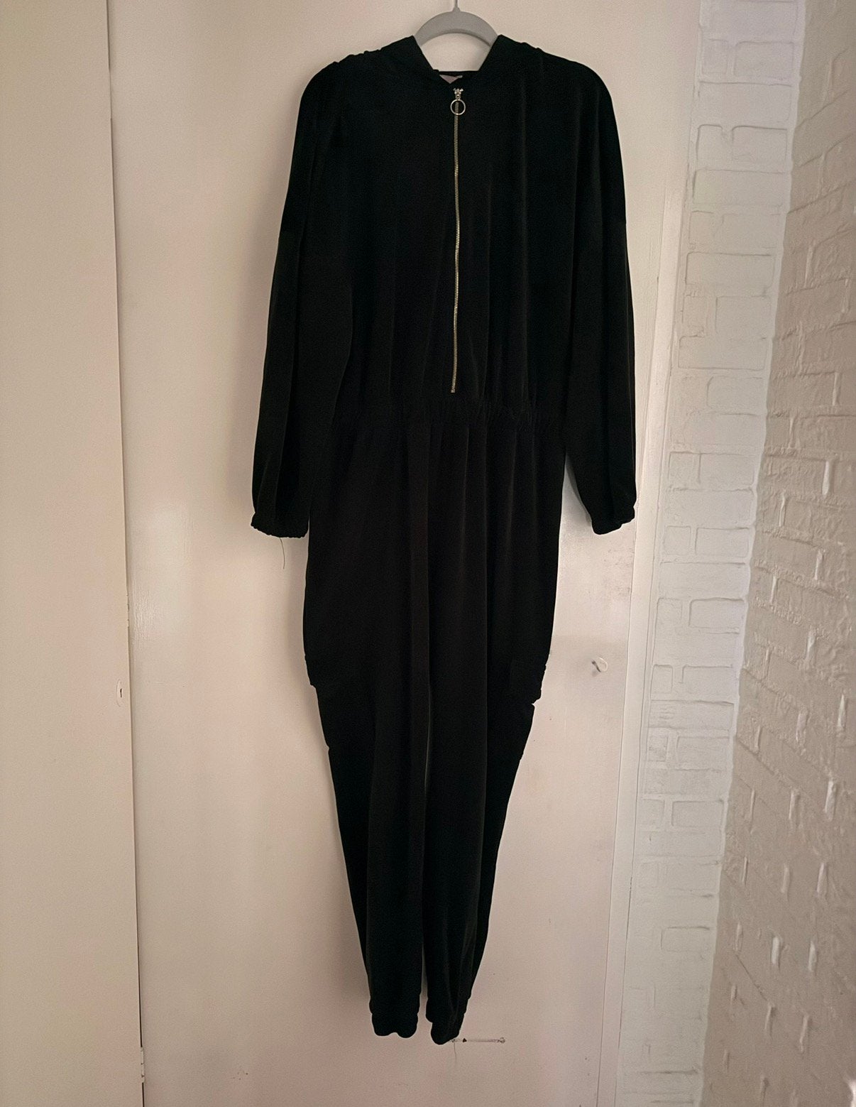 Hunkemöller zwarte  onesie / jumpsuit / huispak maat XL, Ophalen of Verzenden, Gedragen, Maat 46/48 (XL) of groter, Zwart