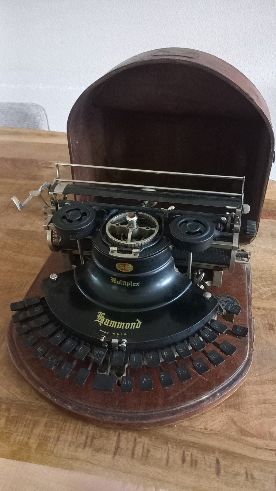 Hammond Multiplex rond gesloten 109354 typemachine, Diversen, Ophalen of Verzenden
