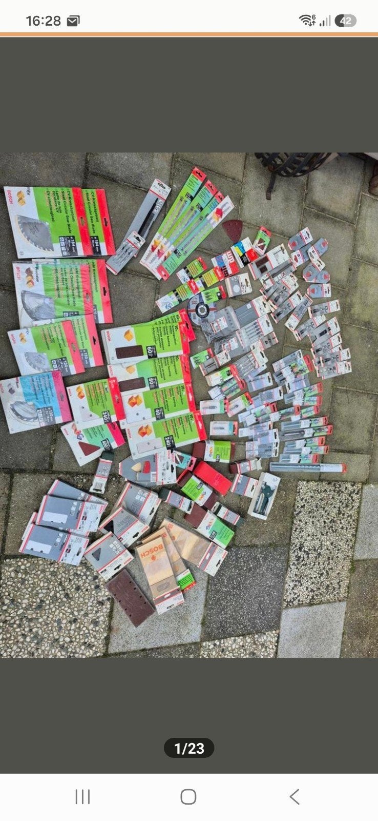 Grote partij Bosch borenset, freesjes  zaagjes,bitjes ect, Ophalen of Verzenden, Nieuw, Overige typen