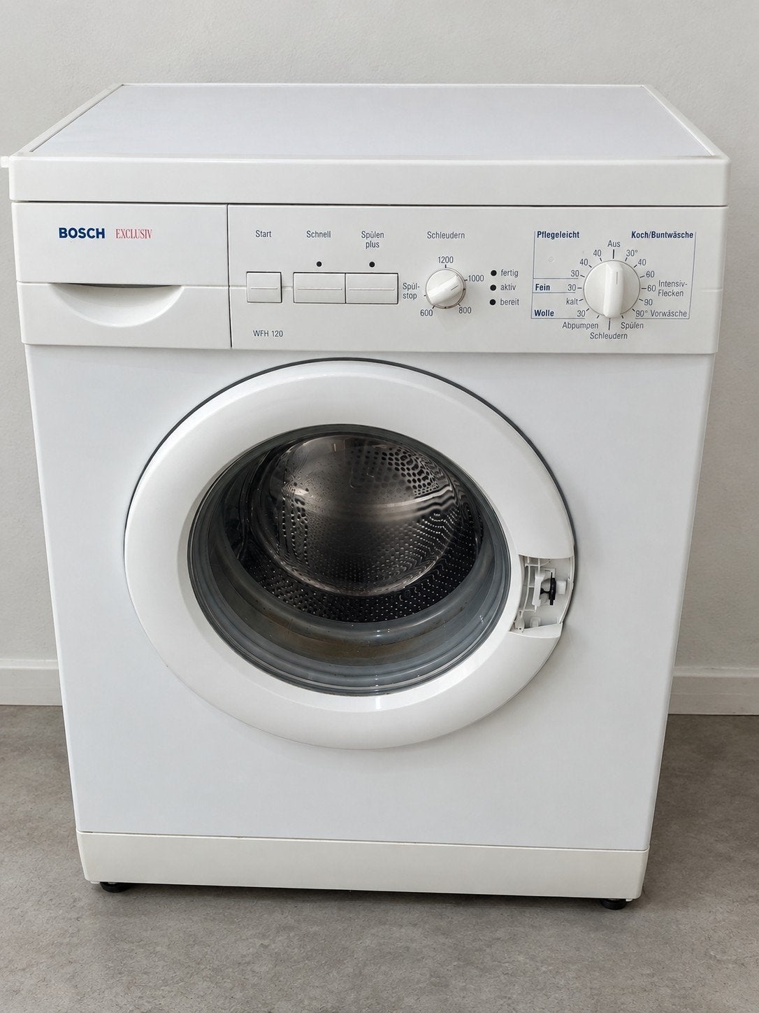 Bosch Exclusiv WFH 120 Wasmachine, Ophalen of Verzenden, Gebruikt, 1200 tot 1600 toeren, 85 tot 90 cm