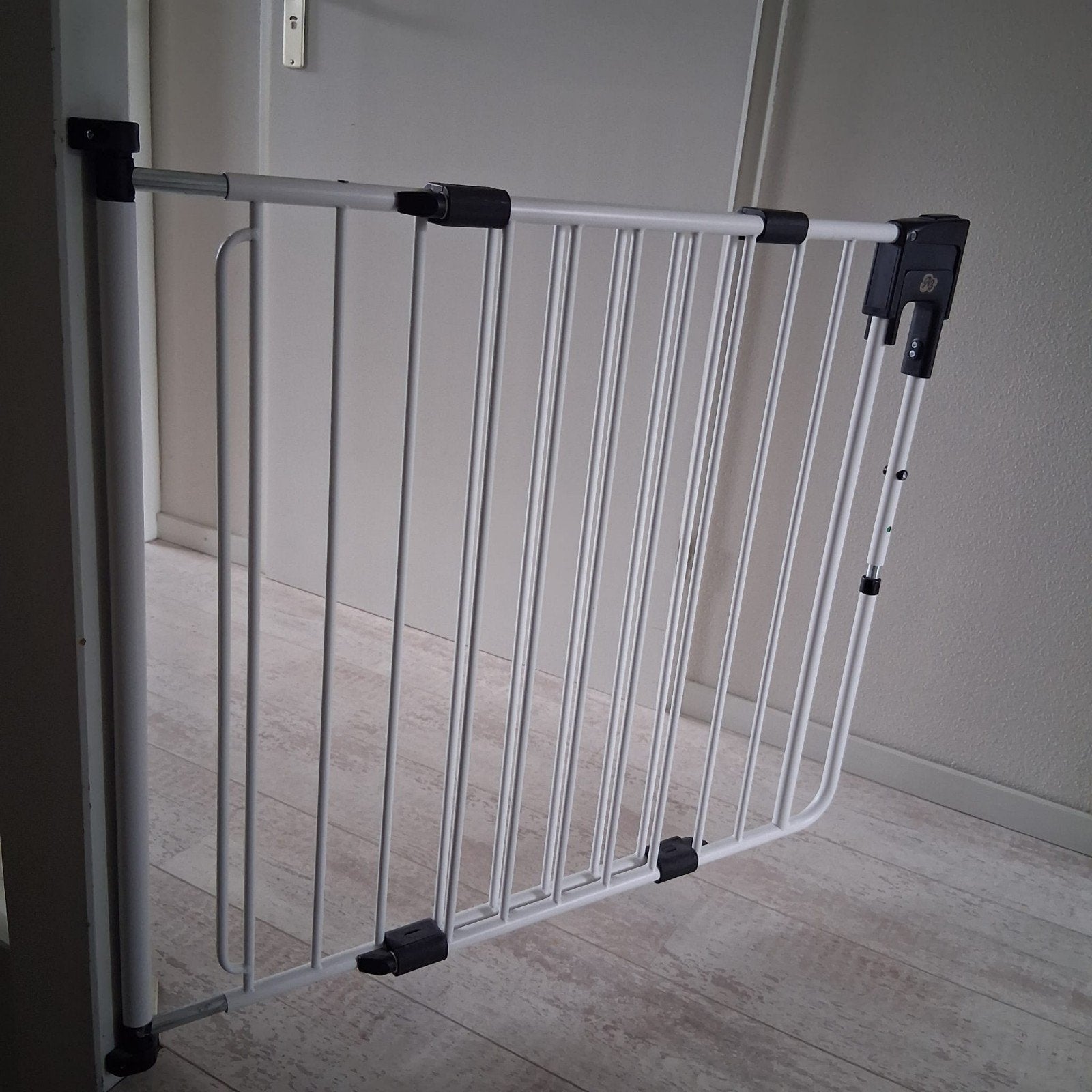 A3 Baby & Kids SafetyDoor traphekje wit, Ophalen, Metaal of IJzer, 115 cm of meer, Klemhekje