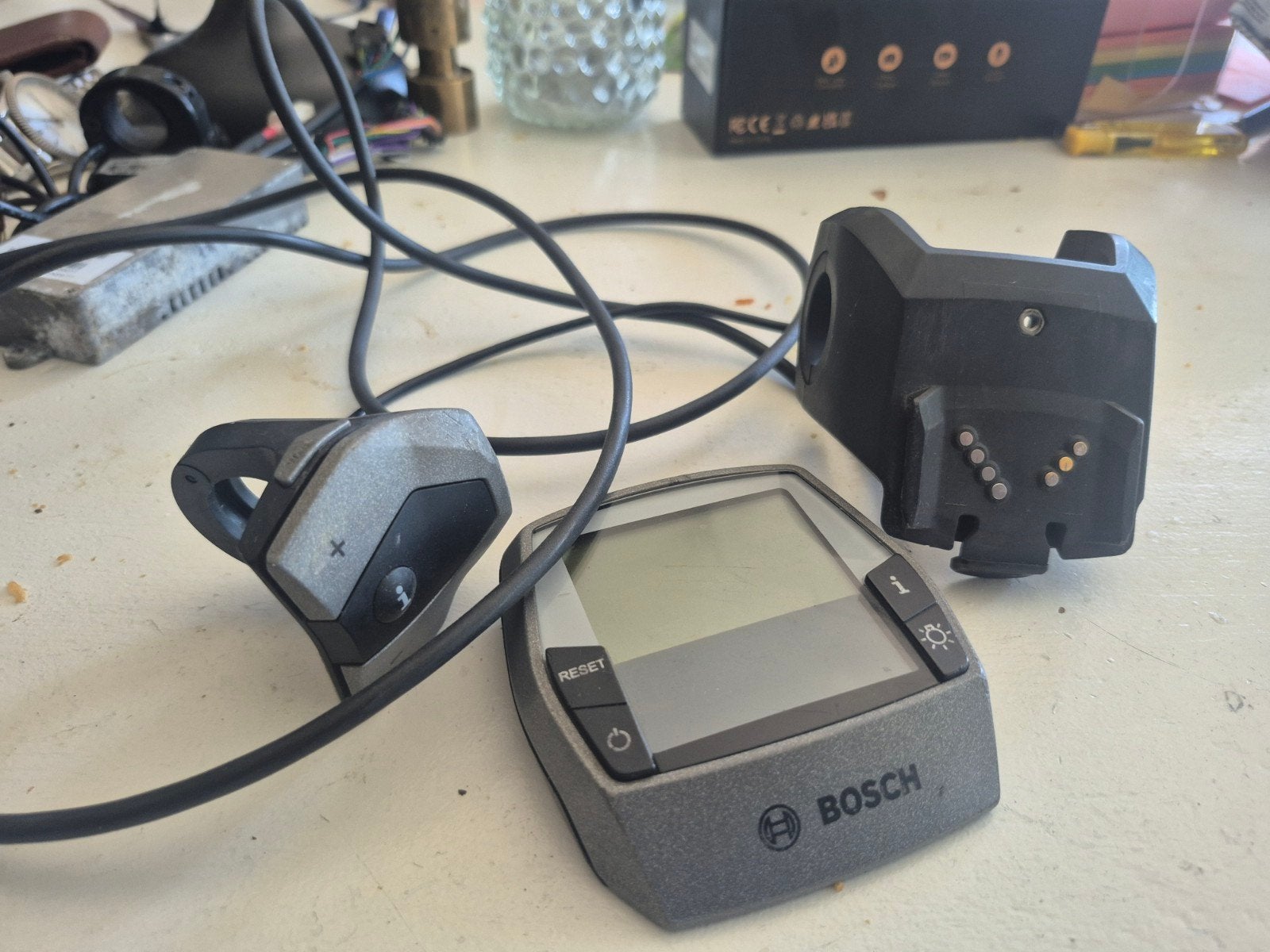 Boscg display plus houder, Fietsen en Brommers, Fietsaccessoires | Fietscomputers, Ophalen of Verzenden, Zo goed als nieuw