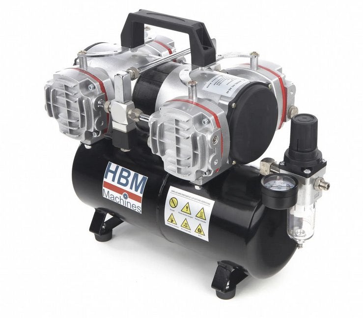 HBM AS 48 A Airbrush Compressor, Ophalen of Verzenden, Zo goed als nieuw, Minder dan 200 liter/min, Olievrij