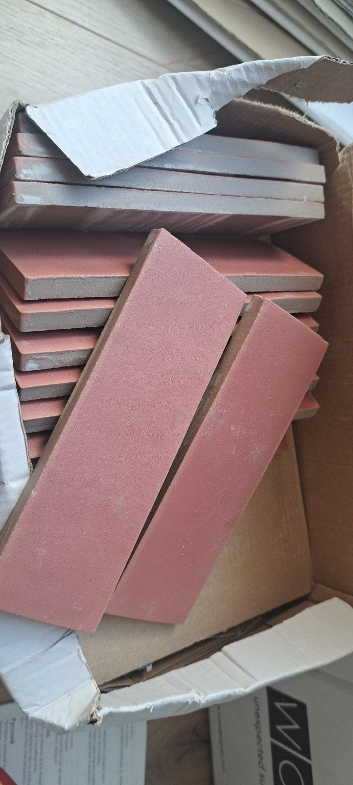 Oudroze tegeltjes, Doe-het-zelf en Verbouw, Tegels, Ophalen, Minder dan 20 cm, Minder dan 20 cm, Minder dan 5 m²