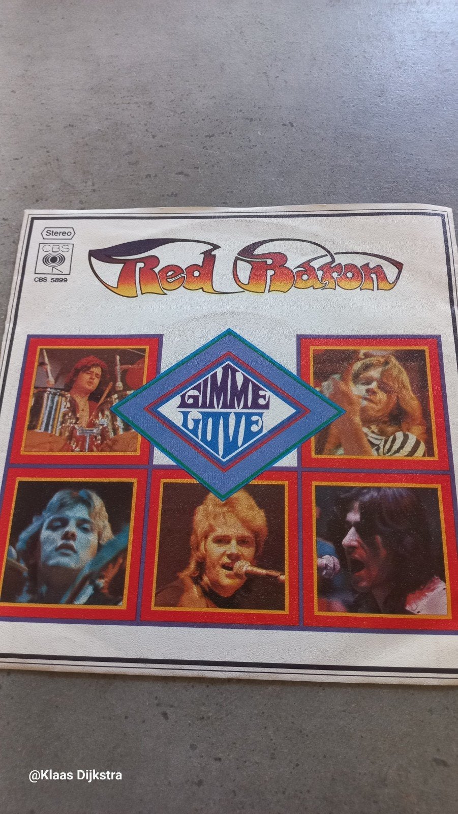 Red Baron - Gimme Love, Cd's en Dvd's, Vinyl Singles, Ophalen of Verzenden, Gebruikt, 7 inch, Pop