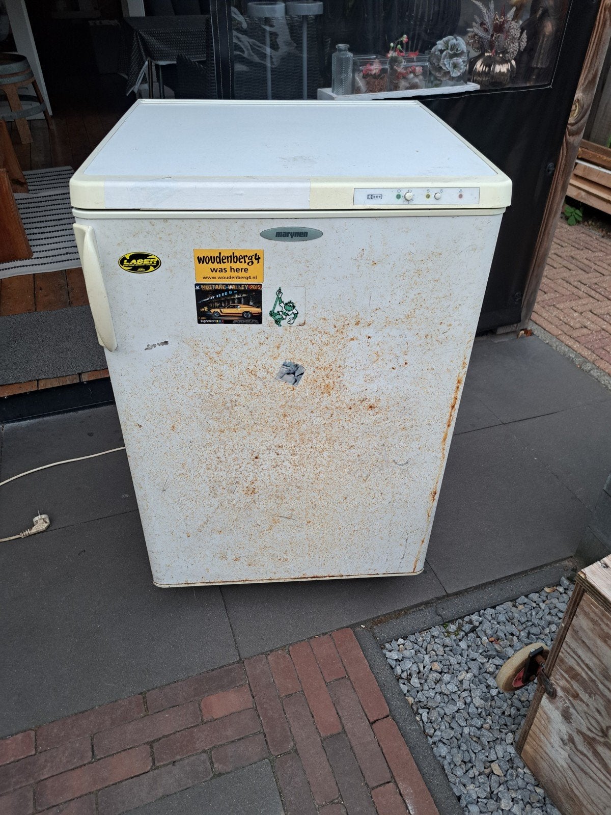 Marynen tafelmodel diepvriezer, Witgoed en Apparatuur, Vriezers en Diepvrieskisten, Gebruikt, Ophalen, 85 tot 120 cm, Vrijstaand