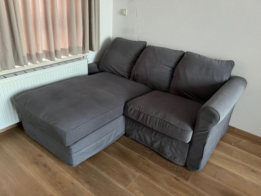 Hoekbank met opbergfunctie, Ophalen of Verzenden, 150 tot 200 cm