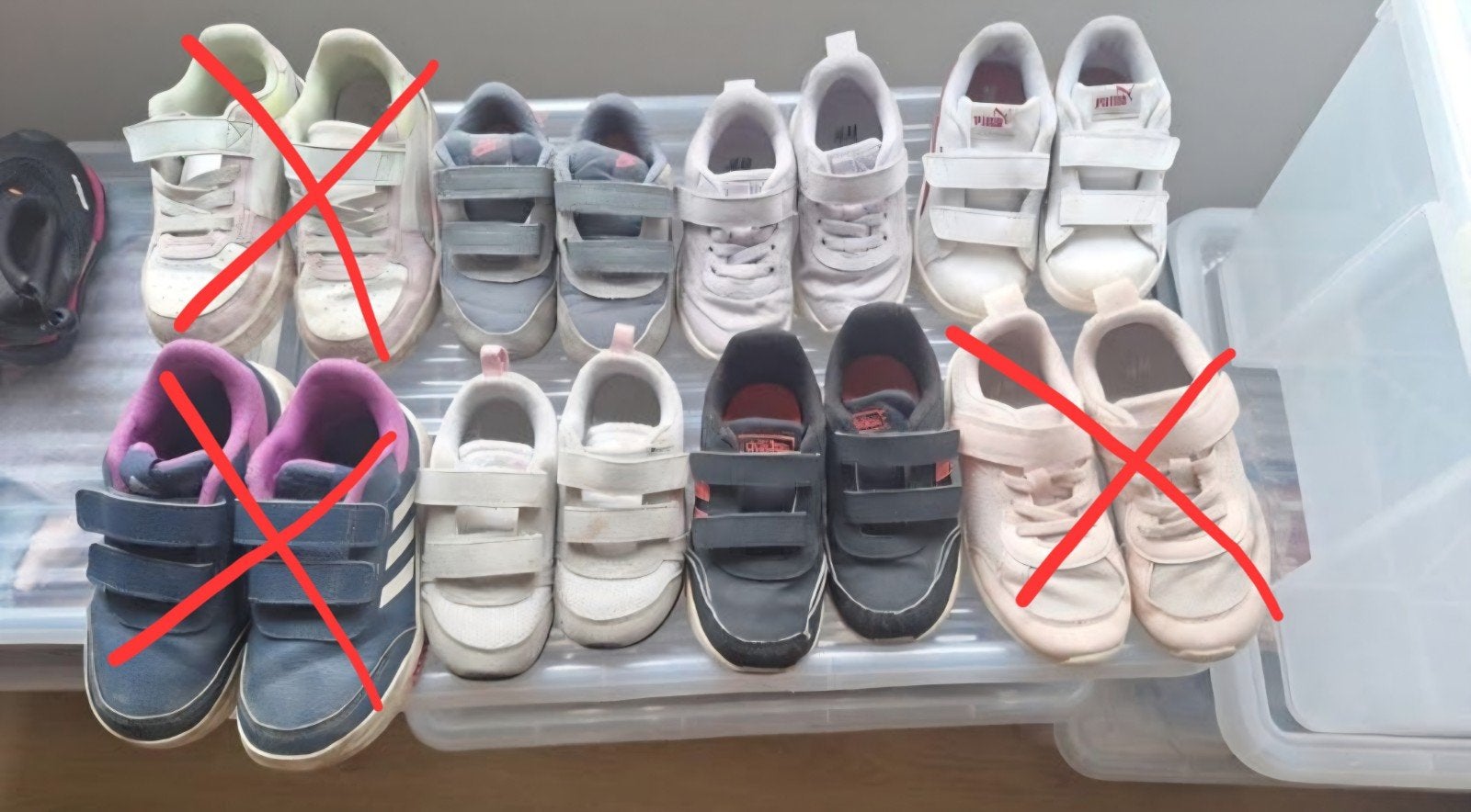 Diverse sneakers van Nike, Adidas, Puma en H&M, Ophalen of Verzenden, Gebruikt, Meisje, Sportschoenen