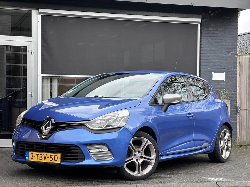 Renault Clio 1.2 GT CLIMA / CRUISE / AUTO / NAVI / RS-MODE, Auto's, Renault, Euro 5, Gebruikt, Blauw, 49 €/maand
