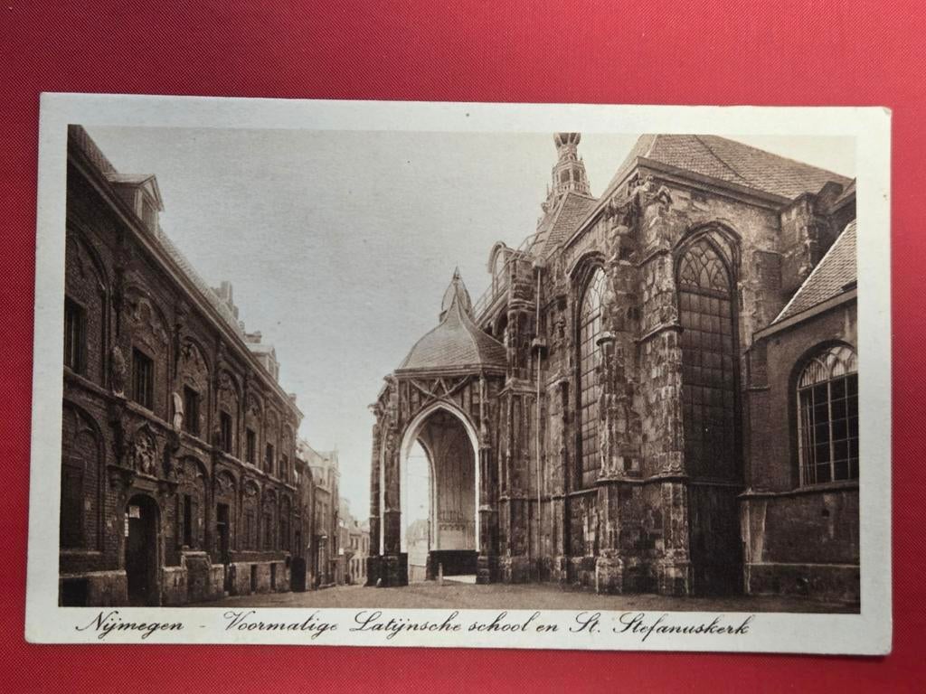 Nijmegen Voormalige Latijnsche School en St. Stefanuskerk, Ophalen of Verzenden, Gelderland