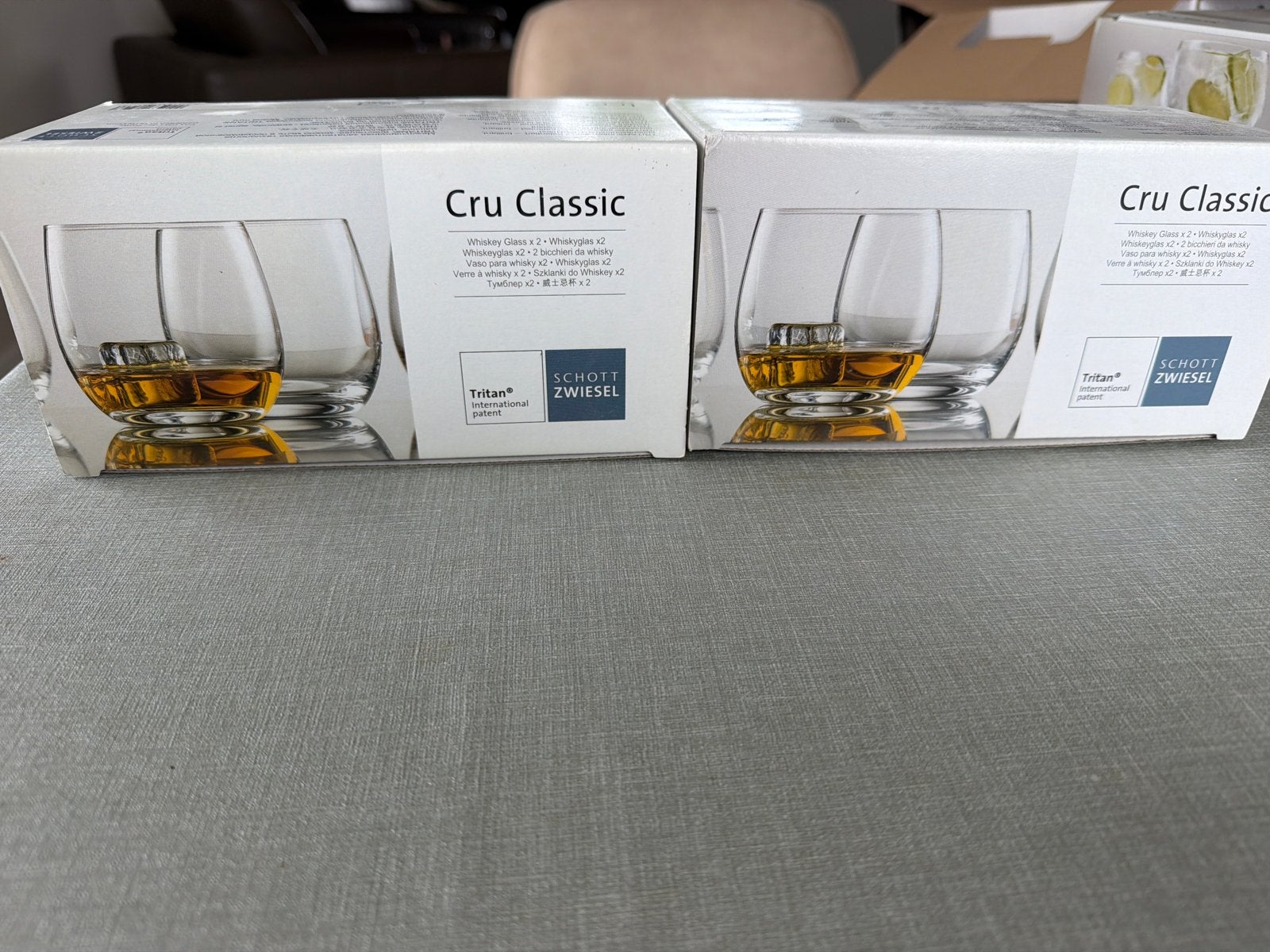 Cru Classic Whiskey Glazen - Schott Zwiesel (2x2 stuks), Glas of Glazen, Overige merken, Klassiek, Nieuw