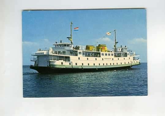 scheepvaart-foto-DEN HELDER/TEXEL-veerboot marsdiep-TESO, Ophalen of Verzenden, 1940 tot 1960, Zuid-Holland