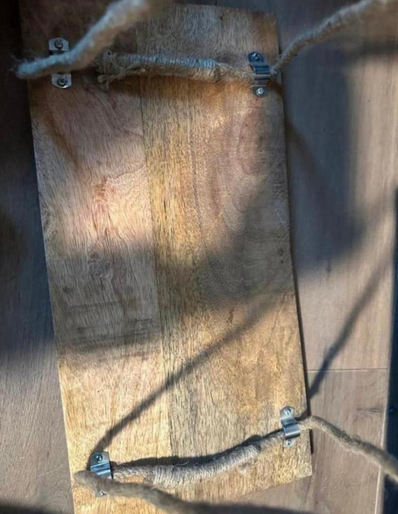 Made in India 40x20x2,5cm decoratie hang plank leg hang, Ophalen of Verzenden, Zo goed als nieuw, Overige typen