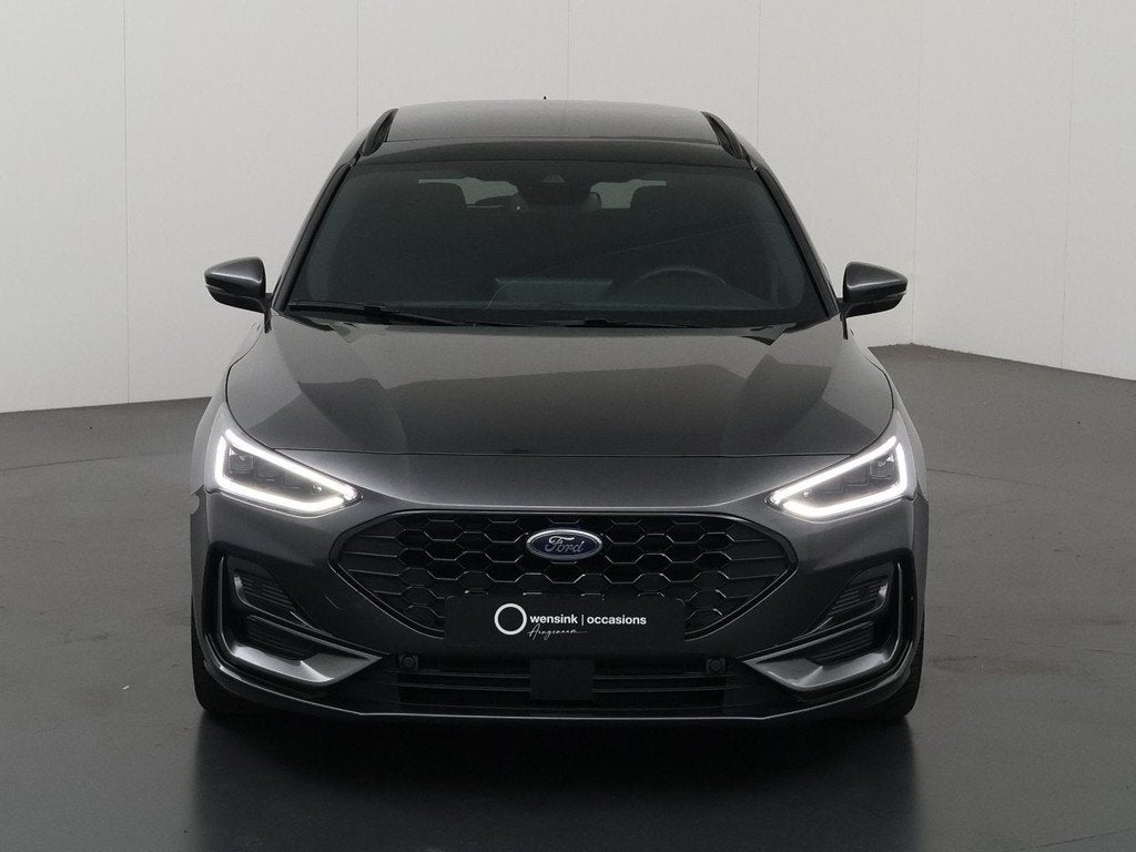 Ford Focus 1.0 EcoBoost Hybrid ST Line X | Afneembare Trekha, Stof, Gebruikt, Blauw, 155 pk