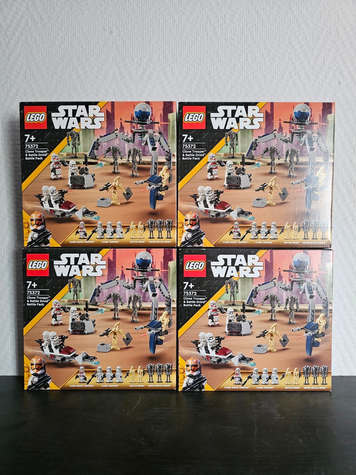 Lego Star Wars 4x 75372 Battle Pack (SEALED), Kinderen en Baby's, Star Wars, Lego, Nieuw, Ophalen of Verzenden