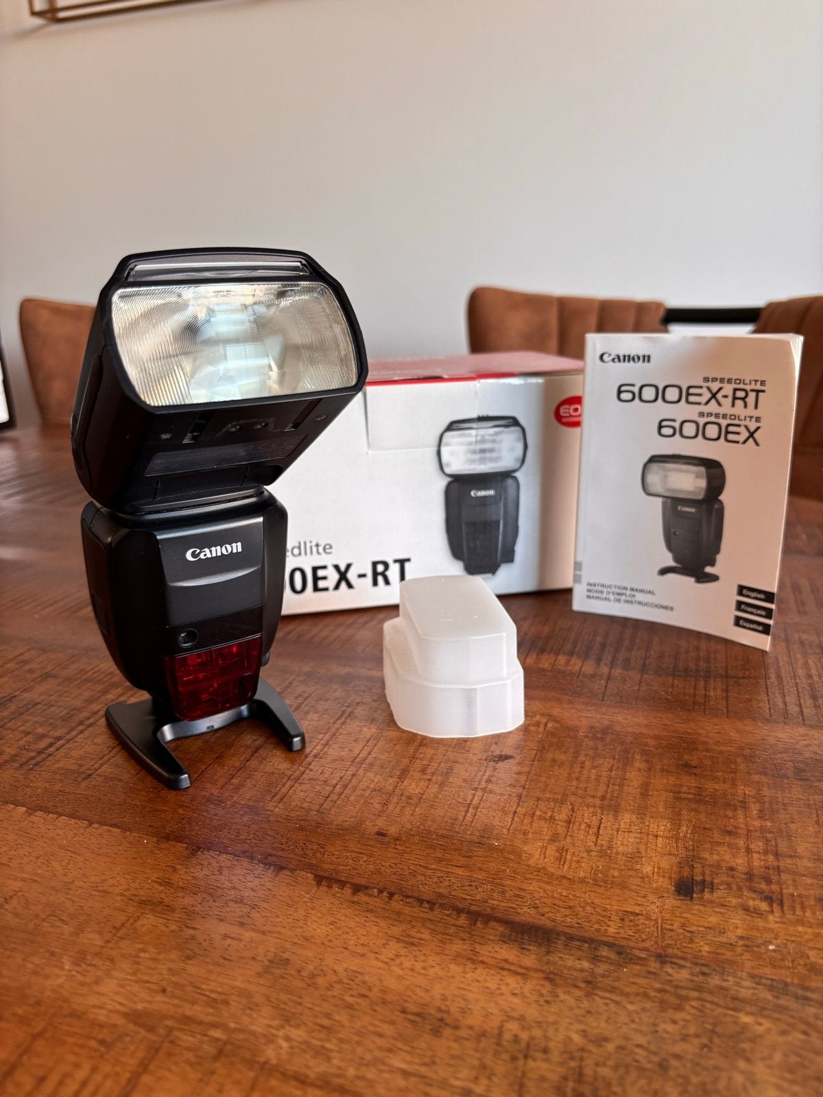 Canon Speedlite 600EX-RT + diffuser - Zeer goede staat, Ophalen, Diffuser, Canon, Externe flitser