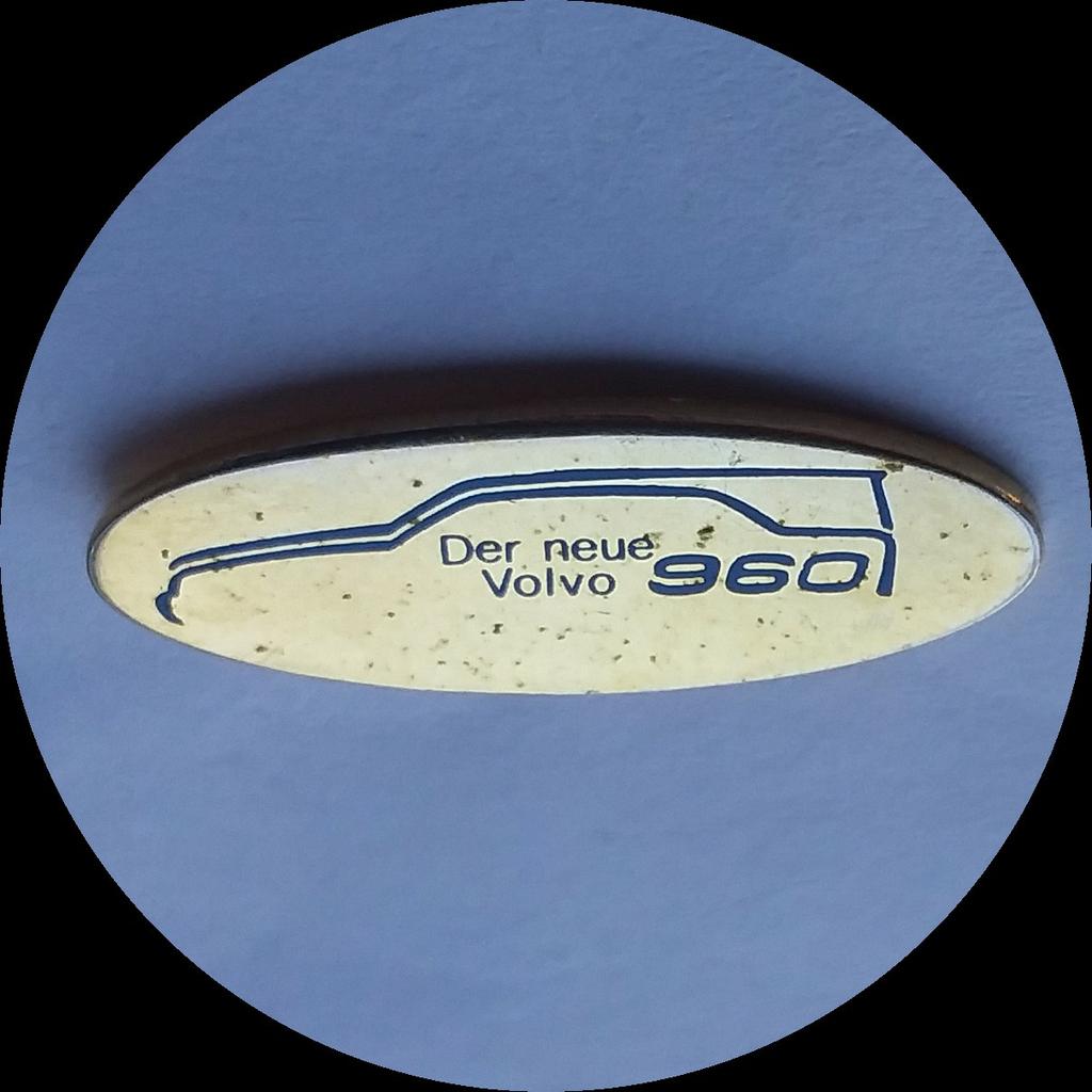VOLVO 960 pin, Verzamelen, Ophalen of Verzenden, Zo goed als nieuw, Transport, Speldje of Pin