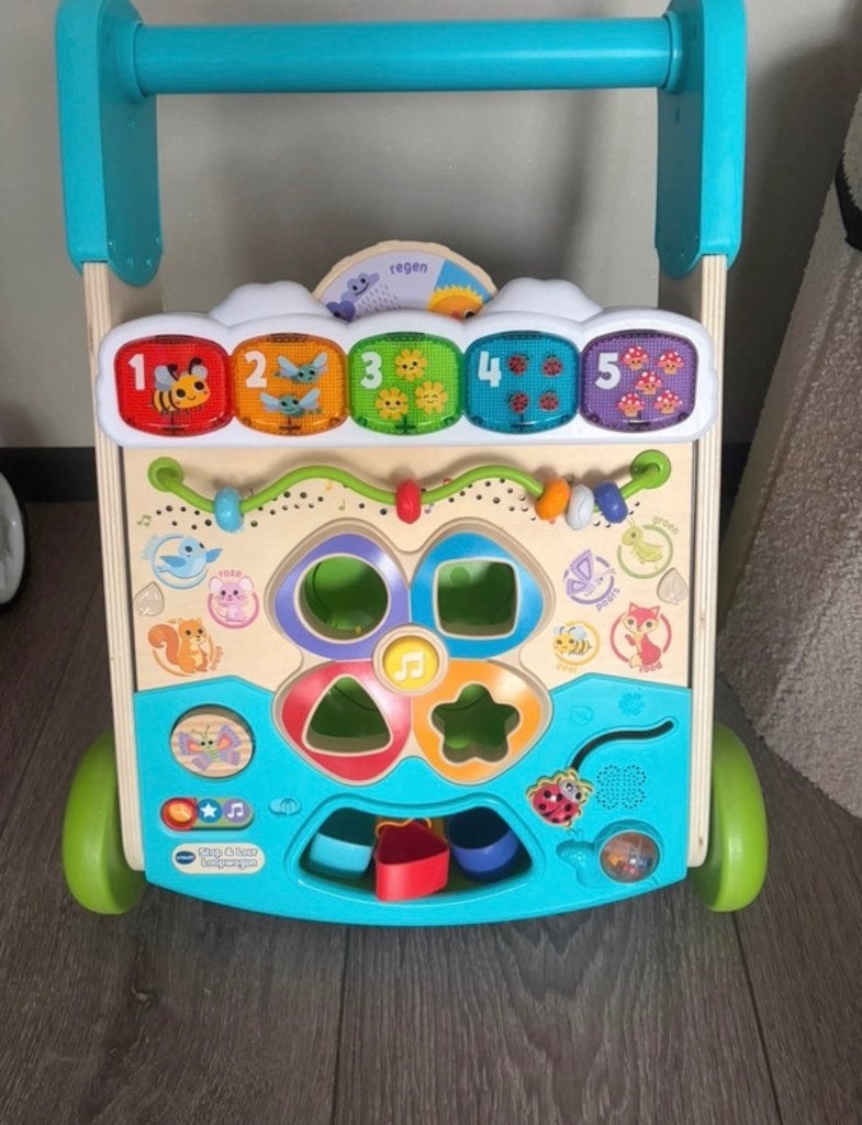 Vtech stap en leer loopwagen, Ophalen of Verzenden, Zo goed als nieuw, 6 maanden tot 2 jaar