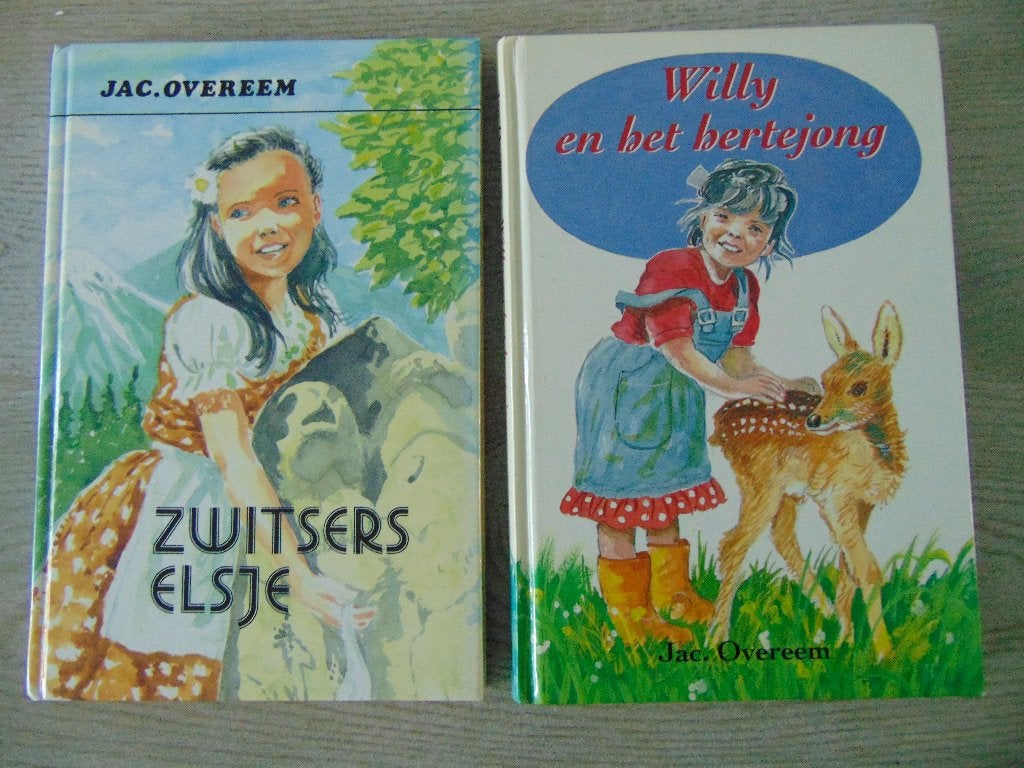 set 2x boek Avi E6 / M7 - Jac. Overeem, Ophalen of Verzenden, Gelezen, Jac. Overeem, Fictie algemeen