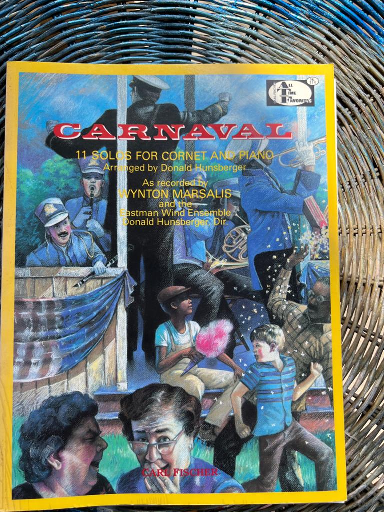 Carnaval: 11 Solos voor Cornet en Piano - Donald Hunsberger, Muziek en Instrumenten, Gebruikt, Klassiek, Ophalen of Verzenden