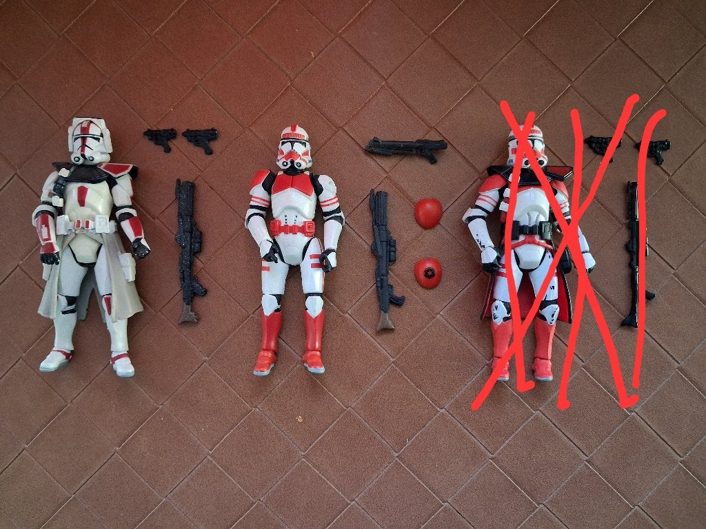 Lot Star Wars Shock Troopers Army, Ophalen