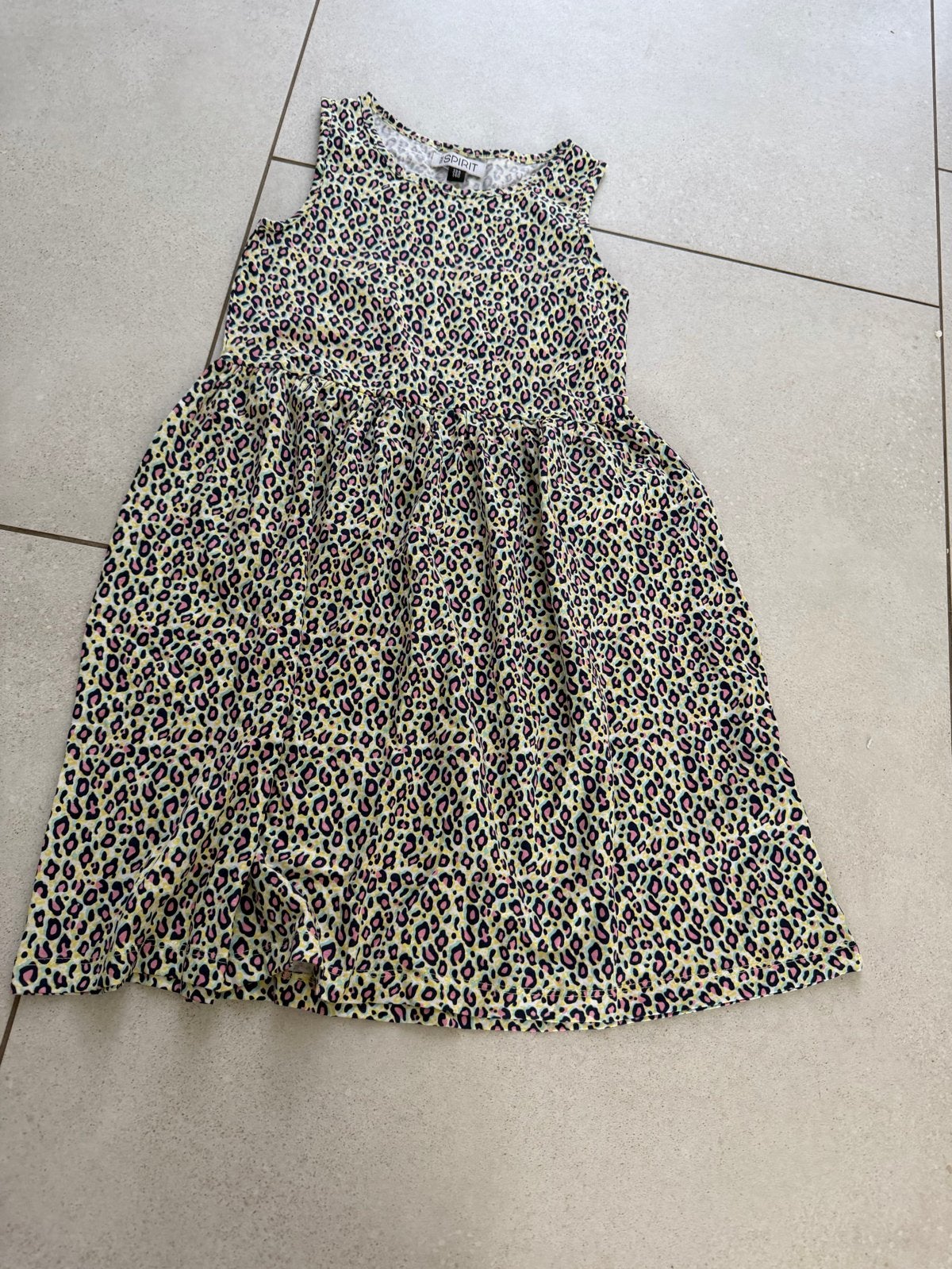 True Spirit Jurk met Luipaardprint - Maat 134/140, Kinderen en Baby's, Kinderkleding | Maat 134, Ophalen of Verzenden, Gebruikt