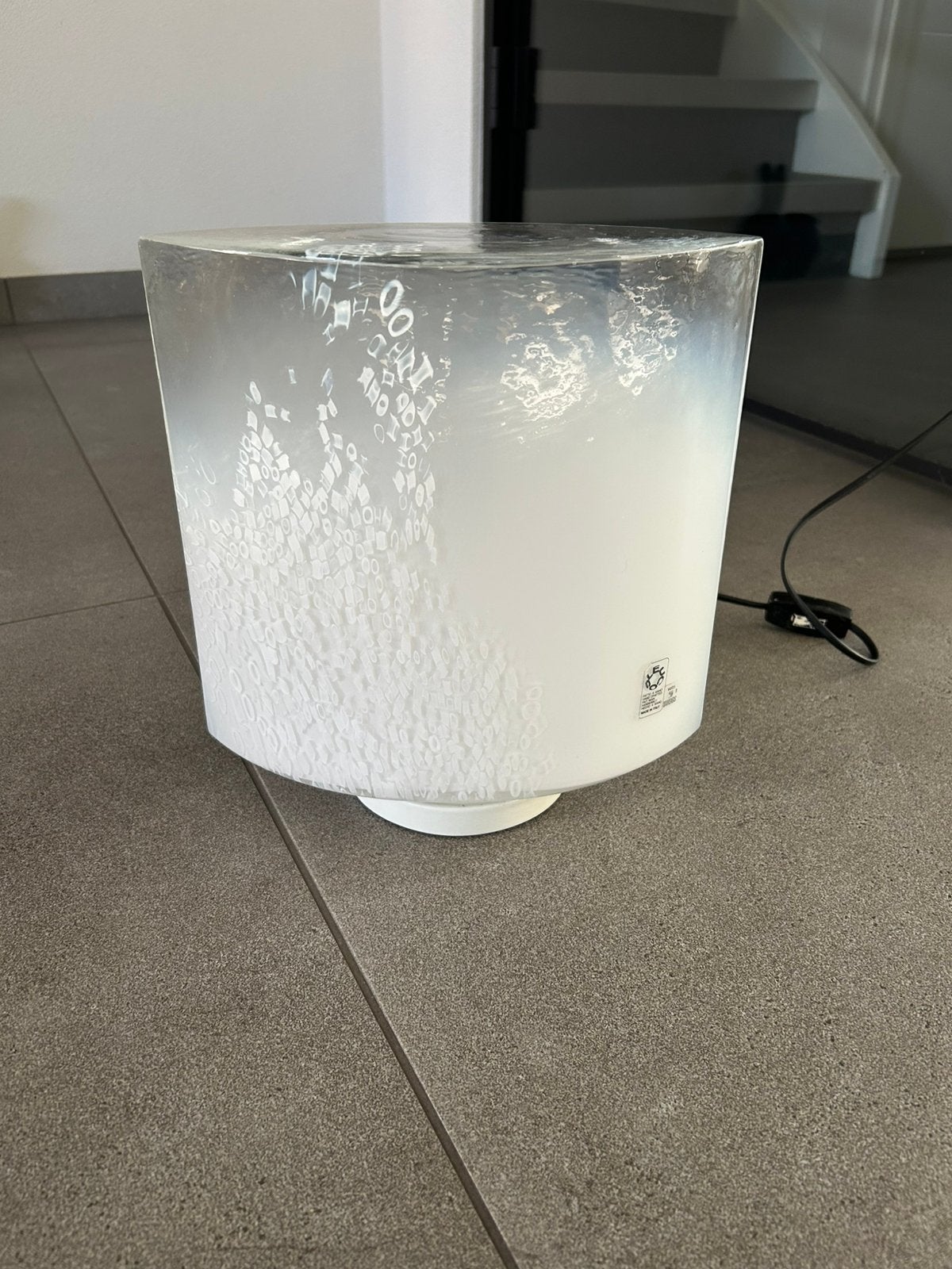 Leucos Idra Rosanna Toso murano glazen lamp 1980, Ophalen of Verzenden, Zo goed als nieuw