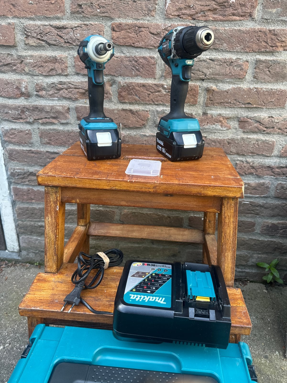 Makita 18V Set: DTD172 Slagtol, DDF484 Schroefmachine, 2x 5., Ophalen of Verzenden, Zo goed als nieuw, Boor- en Schroefmachine