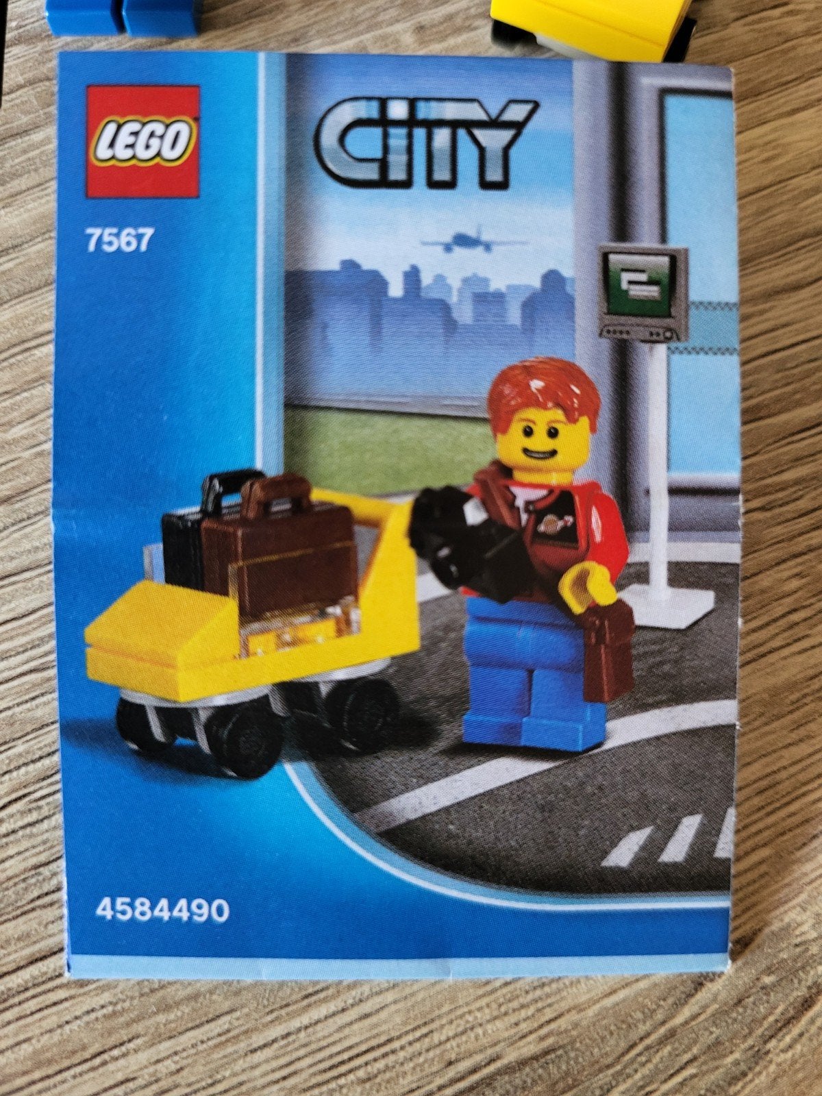 LEGO City 7567 Reiziger met bagage - Geen doos, Ophalen of Verzenden, Zo goed als nieuw, Overige merken
