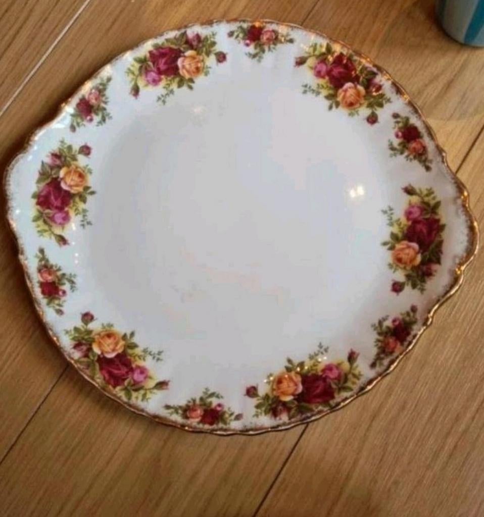 Taart schaal royal Albert, Ophalen, Overige stijlen, Porselein, Schaal of Schalen