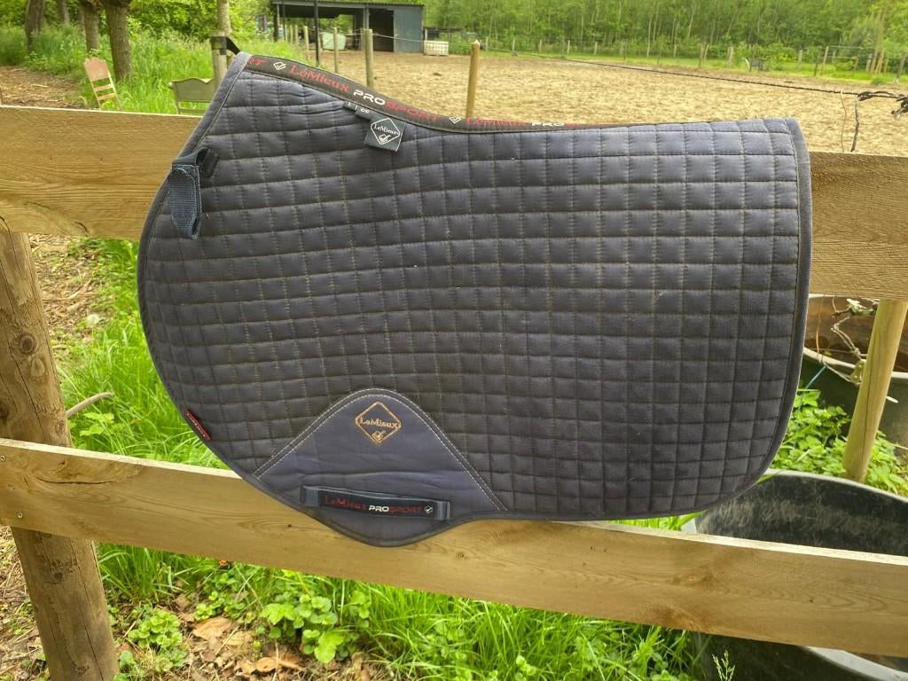 Spring dekje lemieux blauw, Dieren en Toebehoren, Paarden en Pony's | Dekens en Dekjes, Full (L), Ophalen of Verzenden, Zo goed als nieuw