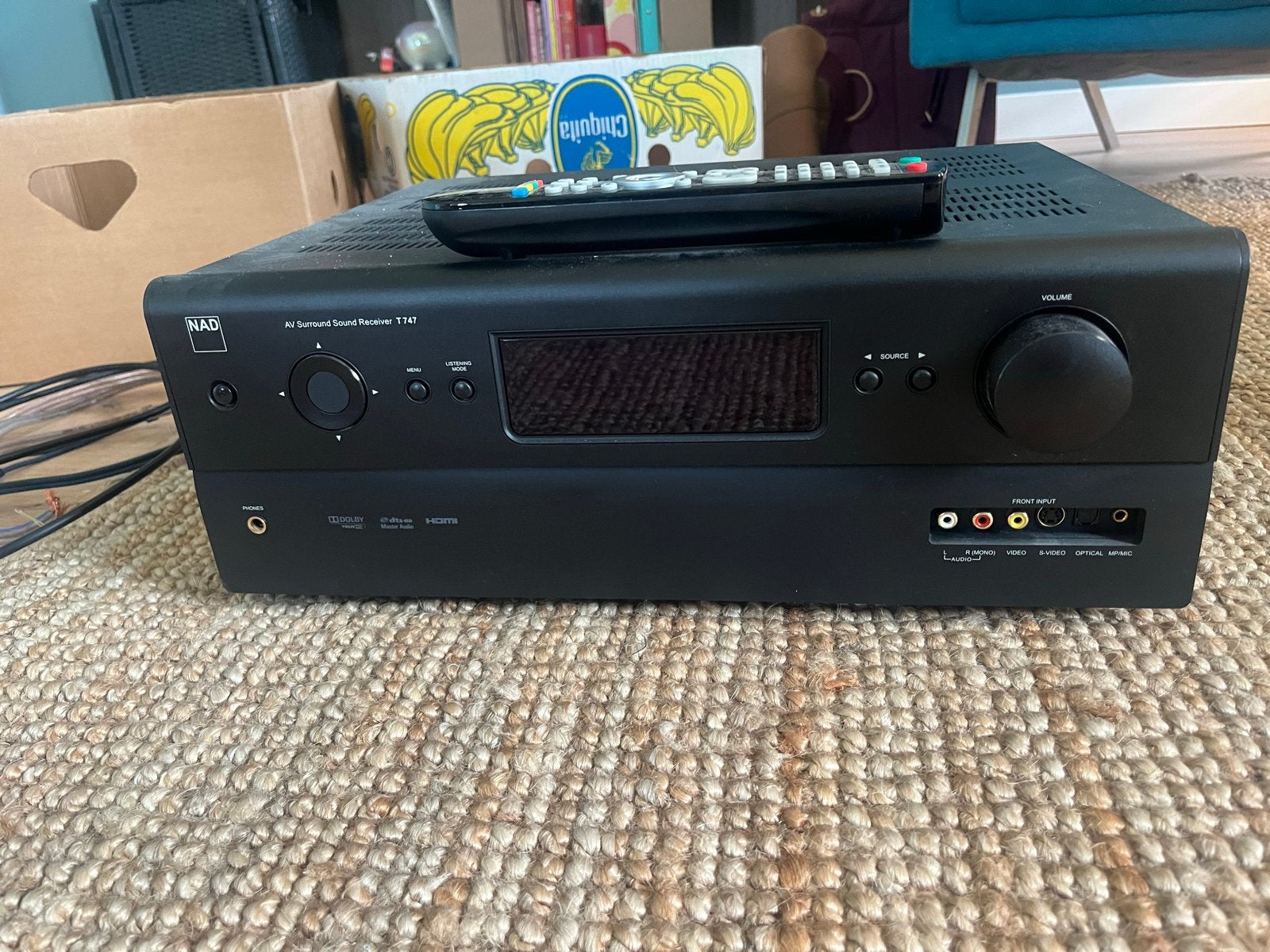 NAD T747 Receiver, Tannoy System 800 en Sonos Port, Gebruikt, 120 watt of meer, Stereo, Ophalen